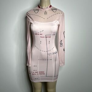 Do My Self medium meat cut dress NWT